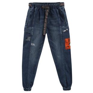 oniarai鬼洗春季潮牌地藏哈伦工装风男士休闲束脚裤20J6403