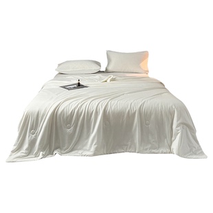 A类夏季冰淇淋凉感丝夏凉被三件套冰丝空调被冷感薄款夏被子宿舍