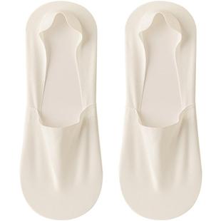 船袜男夏季薄款冰丝纯棉底无痕浅口隐形短袜子男士防臭防滑不掉跟