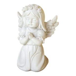 古典风情小祈祷天使情侣橱窗摆件杂货花园庭院欧式丘比特装饰礼物