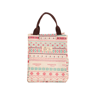 JOJO'S L. PD.杂货先生.新款棉麻手提保温便当包饭盒袋 | 疗冠