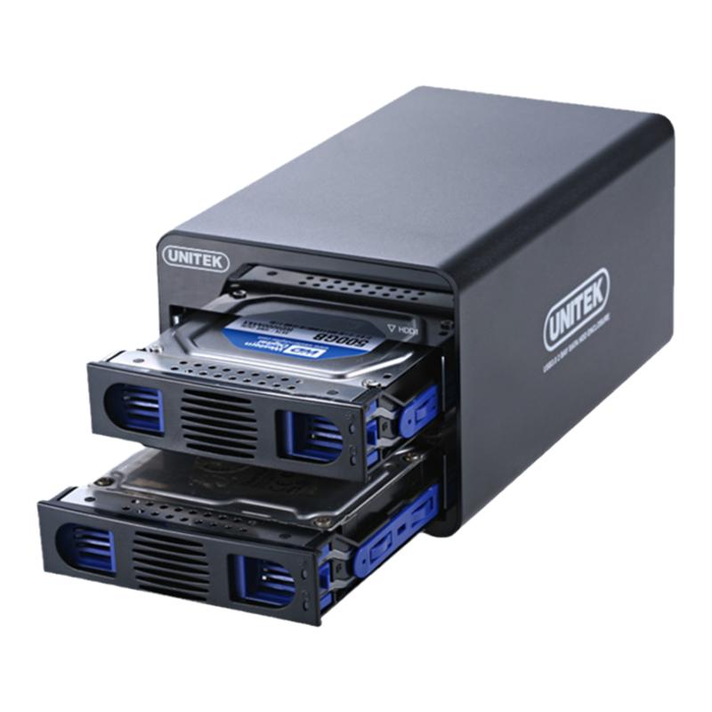 优越者全铝usb3.0 raid双盘位硬盘盒磁盘阵列盒阵列柜sata两盘位