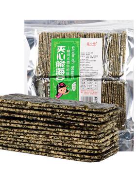 盈小卷芝麻味夹心海苔脆250g