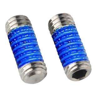 304不锈钢内六角点胶平端紧定基米机米防松动涂蓝胶螺丝钉M2-M20