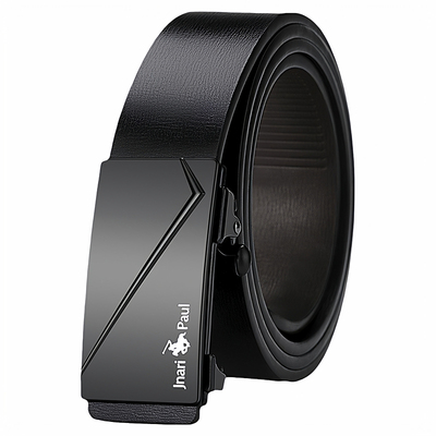 保罗男士内穿自动扣休闲牛皮腰带