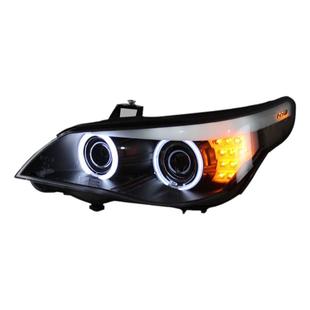 秀山适用于老宝马5系E60大灯520 523 525 30透镜改装氙气大灯总成