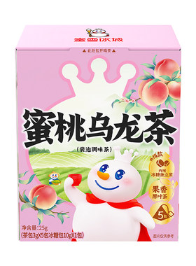 蜜雪冰城蜜桃乌龙茶独立包装