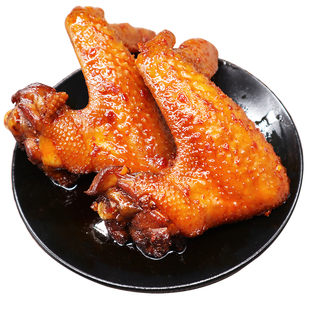 武岗胖子香辣卤鸡翅湖南邵阳特产卤味熟食零食小鸡腿休闲小吃卤菜