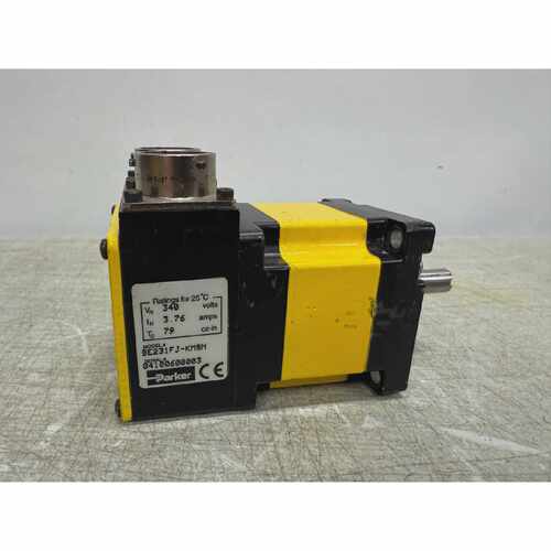 Parker BE231FJKMSN Compumotor Servo Motor 5000 rpm 38 Shaft