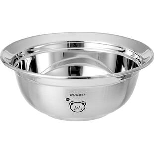 沃德百惠汤面碗316不锈钢儿童饭碗加厚喝粥碗水果盆勺子叉子套装