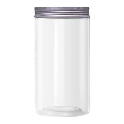 铝银盖食品级坚果杂粮圆形广口瓶