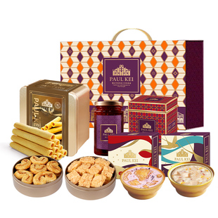 【澳门葡记 招牌礼盒(6拼)1394g】 蛋卷千层酥蝴蝶酥XO酱手信送礼