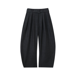 COM25AW【旧伦敦文艺复兴弯刀版型】半松紧垂感三色牛仔弯刀西裤