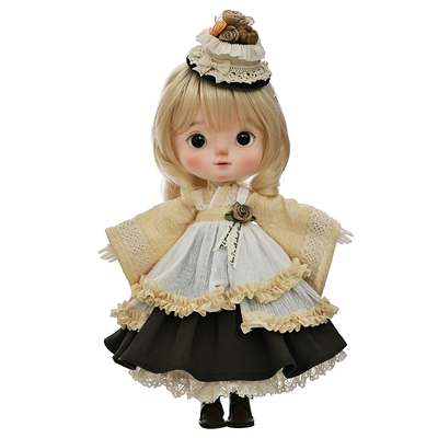 正版六分bjd娃娃鱼饼人形玩偶