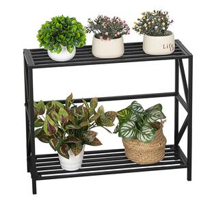 窗台飘窗窄花架两层多肉架花架子室内客厅多层简约花盆架子置物架