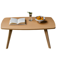 可折叠茶几餐桌两用小户型客厅简约现代简易桌子创意实木茶桌原木