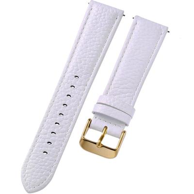 白色表带真皮手表带软手表配件