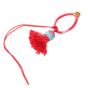 星空棉线流苏挂件指环钥匙扣挂饰 手工diy文玩宋锦吊坠包包小众