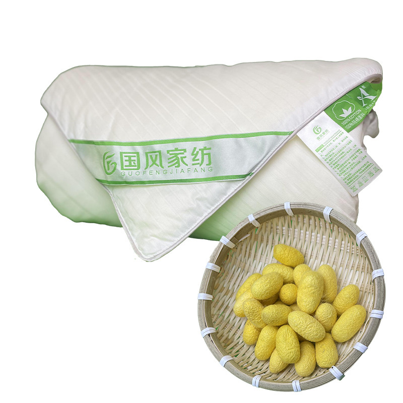 天然100%黄金丝蚕丝被A类优等品