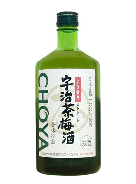 日本宇治梅酒俏雅茶青choya网红