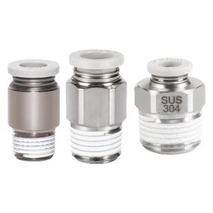 亚德客直通气管快速接头A PC4M3 6M5/601/802 1003/PC1204S不锈钢