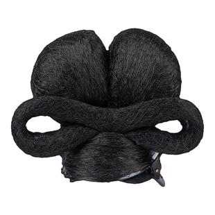 古装汉服假发儿童发髻头饰古风女童造型盘发发饰一体抓夹垫发包