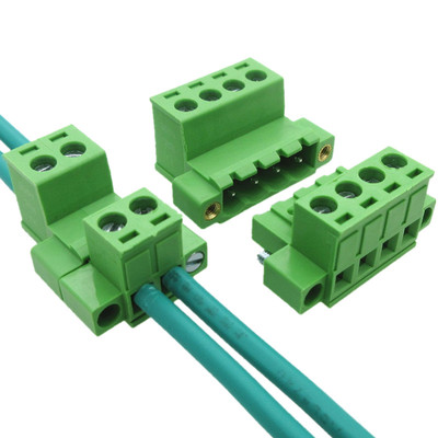 5.08带耳锁紧插拔免焊对接线端子