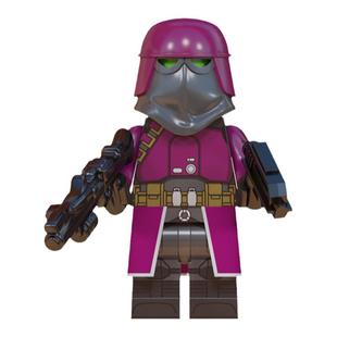 中国积木星战暴风兵系列新星军团指挥骑兵小队WM拼插人仔儿童玩具