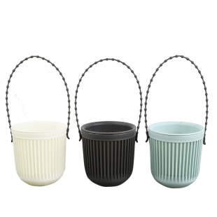 自吸水吊篮盆吊兰花盆悬挂式加厚塑料树脂花卉绿植多肉双层小花盆