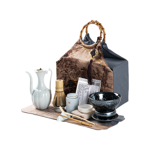 宋代点茶器具茶百戏工具大口径建盏抹茶碗仿宋点茶培训用具全套装