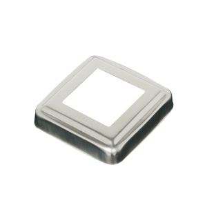 加厚304不锈钢装饰盖方孔立柱盖方管拉爆装饰盖方形膨胀螺丝饰盖