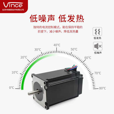 57步进电机套装rs232串口控制微型步进电机驱动器控制器一体机