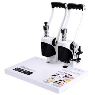 古德GD402凭证装订机档案会计手动打孔机全自动热熔铆管电动胶装机免装线小型标书资料记账本票据财务装订机