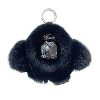 霸气獭兔毛大猩猩毛绒钥匙扣