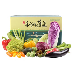 山东寿光新鲜蔬菜组合礼盒大礼包当季套菜特菜套餐春节送礼整箱