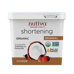 Nutiva shortening美国有机植物起酥油无蛋奶纯素无麸质烘焙黄油