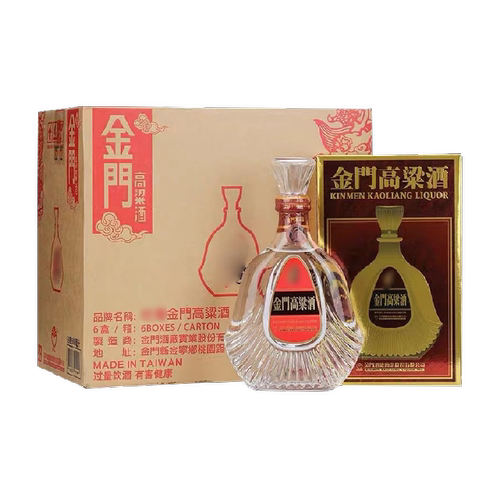 金门高粱酒58度整箱600ML*6瓶823清香型原装送礼白酒口粮酒