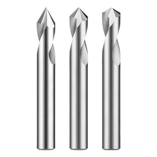 硬质合金钨钢定点钻钢铝用倒角刀中心定位60°90°120°定心钻头