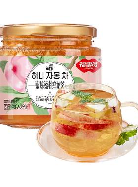 包邮福事多蜜桃乌龙茶500g*1瓶