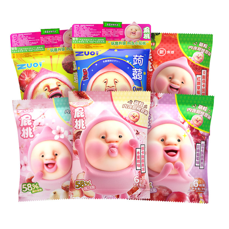 0脂蒟蒻果冻果汁含量丰富