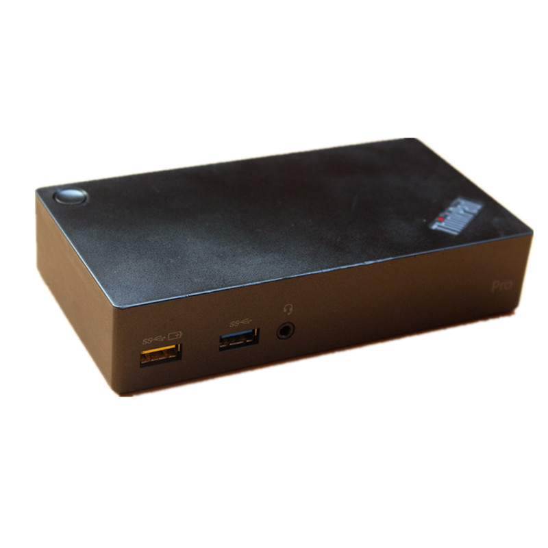 ThinkPad 联想Type-C 专业型USB3.0桌面扩展坞DP DVI千兆网卡扩展