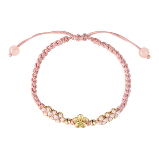 桃花运招桃花手链女旺姻缘桃花手绳编绳闺蜜正桃花情侣送女友礼物