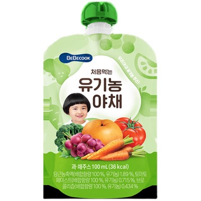 韩国bebecook儿童健康果汁饮料