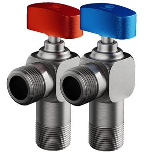 雨虹飞鱼球阀全铜角阀大流量燃气热水器专用直通开关阀马桶水阀