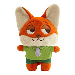 疯狂动物城2兔子警官朱迪公仔毛绒玩具尼克狐狸娃娃玩偶儿童礼物