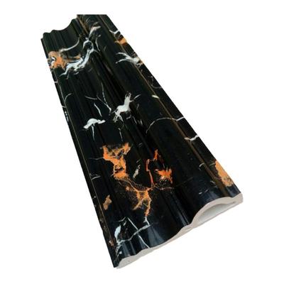 PVC欧式装饰线条电视背景墙腰线壁纸平底压边线门窗套边框包边8CM