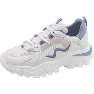 回力厚底老爹鞋女2026新款春季小个子增高运动鞋女爆款休闲鞋软底