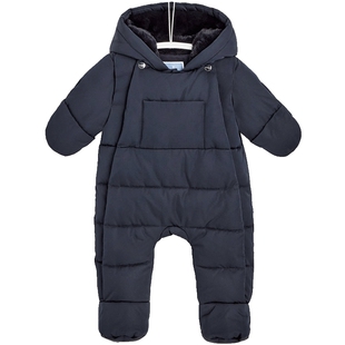 Jacadi亚卡迪法国男小童满月礼棉服连身衣爬服秋冬款保暖2023414