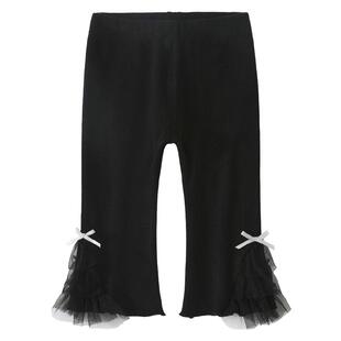 班喜迪女童裤子春装2026新款宝宝打底裤春秋款休闲长裤儿童喇叭裤