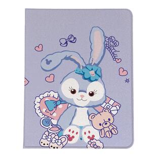 超创意书本式适用2025ipad11a16平板保护套第10代2021款9代10.2寸air45翻盖mini7紫兔子pro11Air11软壳9.7air